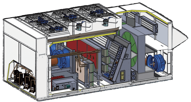Super-efficient Rooftop Unit with Inverter Compressor & EC motor