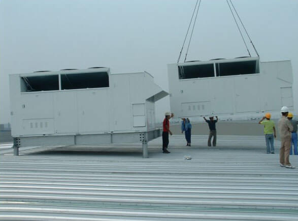 Withair Large Commercial Rooftop Unit Installation_5